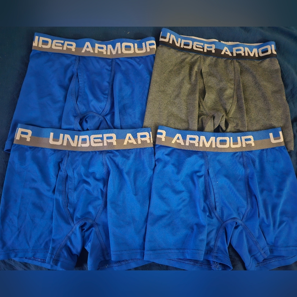 Under Armour Boxer Briefs - Blue and Gray Set